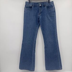 Roxy Jeans Women 11 Blue Bootcut Vintage Embroidered Butterfly Mid Rise 90s Y2K